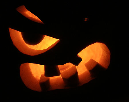 Captain Jack O' Lantern in the Dark