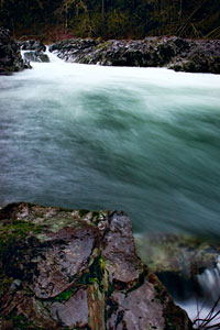 Lewis River by Lucia Falls