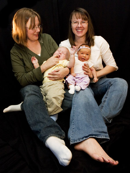 Kari and Owen with Jenni and Kadence