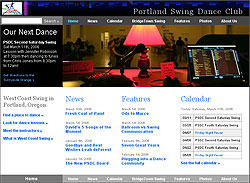 New Portland Swing Dance Club web site