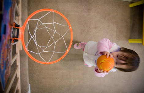 Kadie going for her dunk